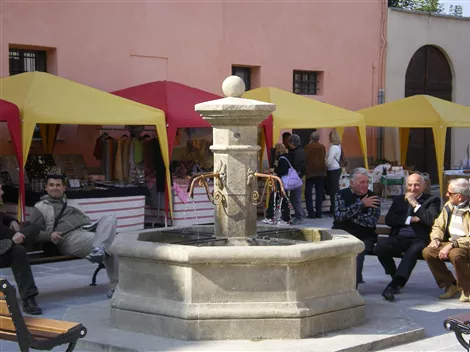 Fontana in Piazza Pio VII