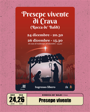 Presepe vivente a Crava
